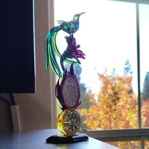 Swarovski Vibrant Hummingbird Glass Sculpture